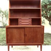 Teak writing desk by the Larsen brothers, Denmark 1960