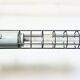 Grey Industrial Hanging Tube Light from Elektrosvit, 1980s