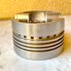 Ashtray piston design industrial workshop original aluminum cast iron vintage 70s