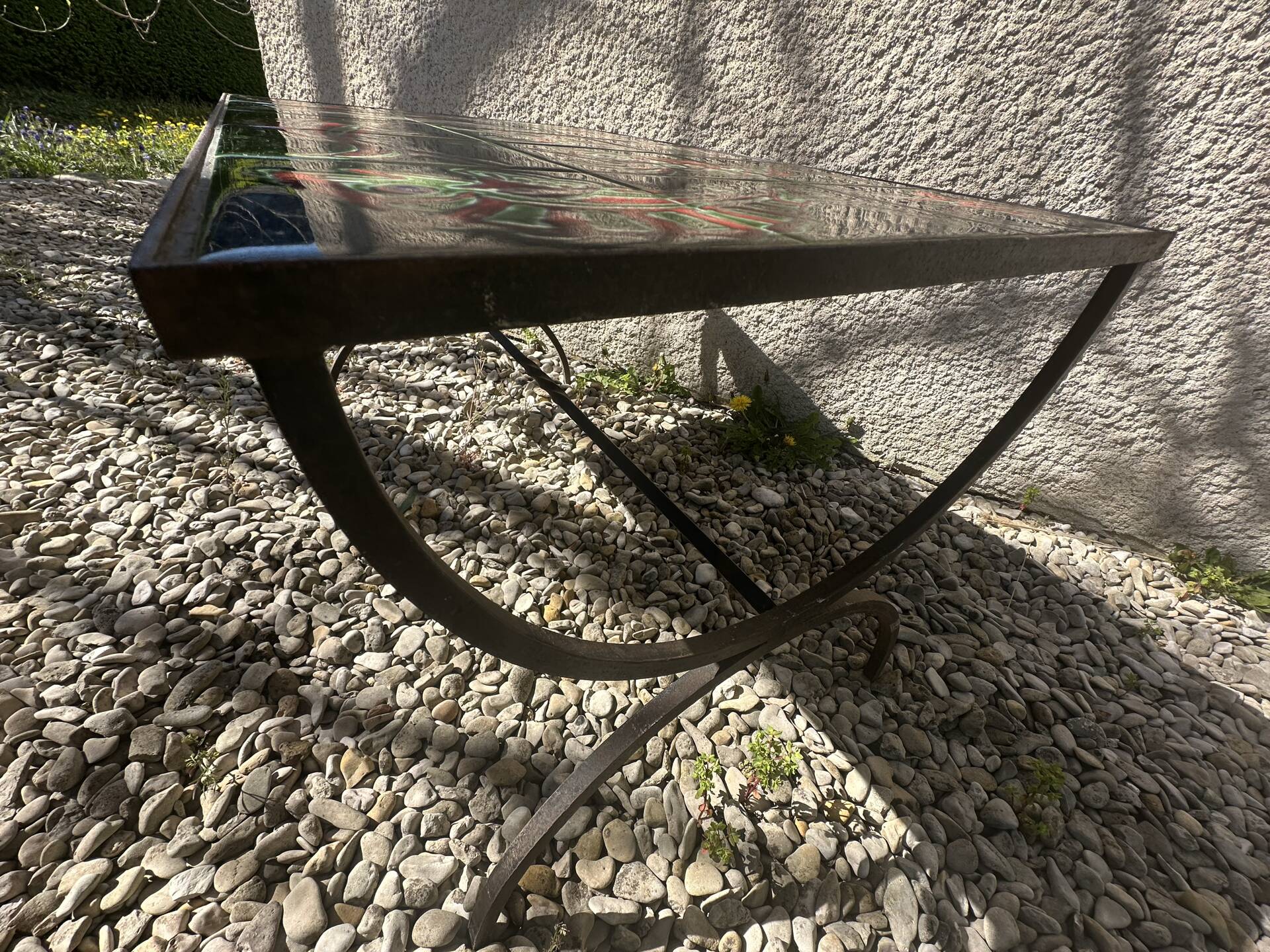 Vintage ceramic coffee table