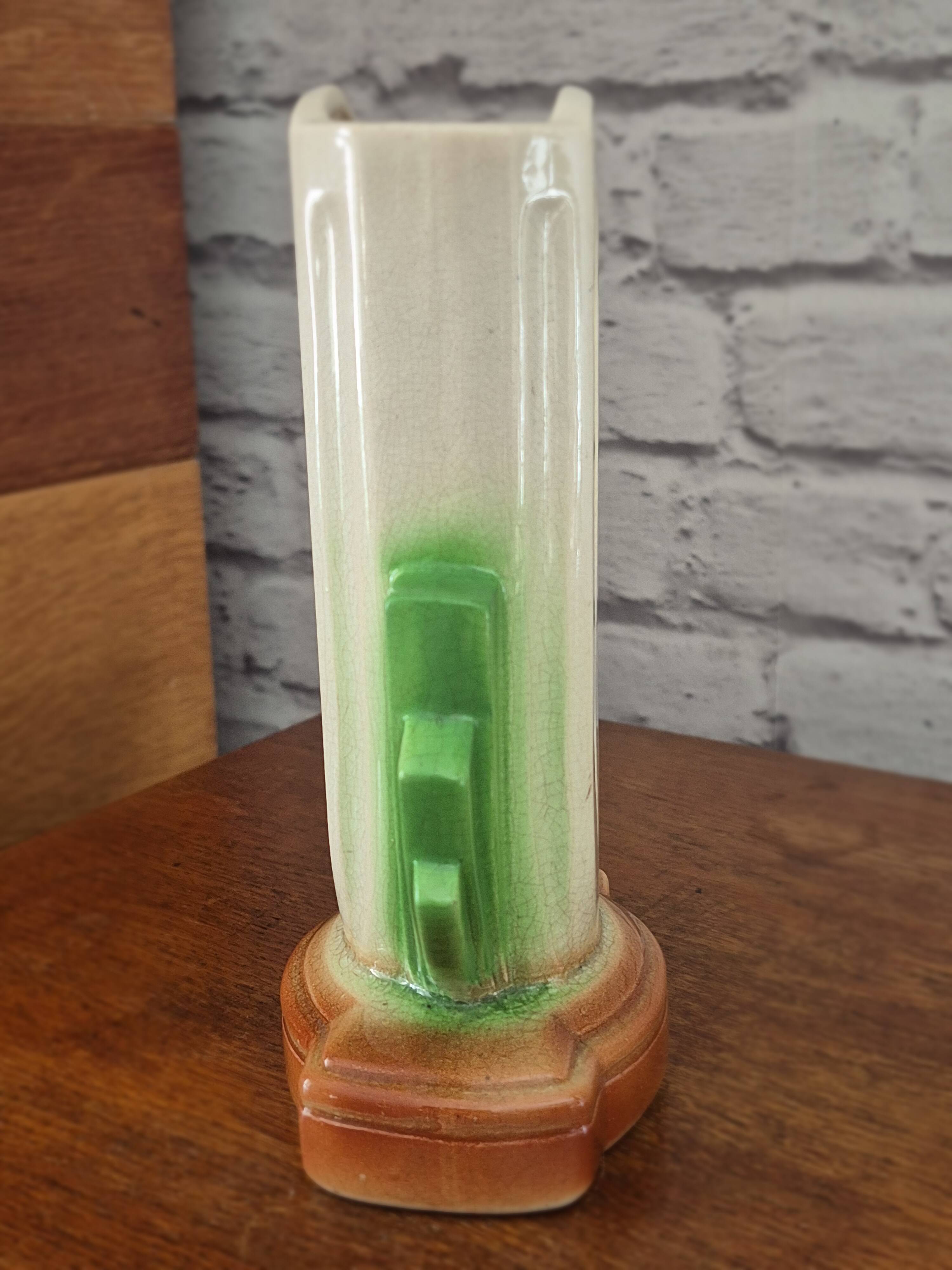 Sarreguemines ART DECO Vase 1935-40 Rare