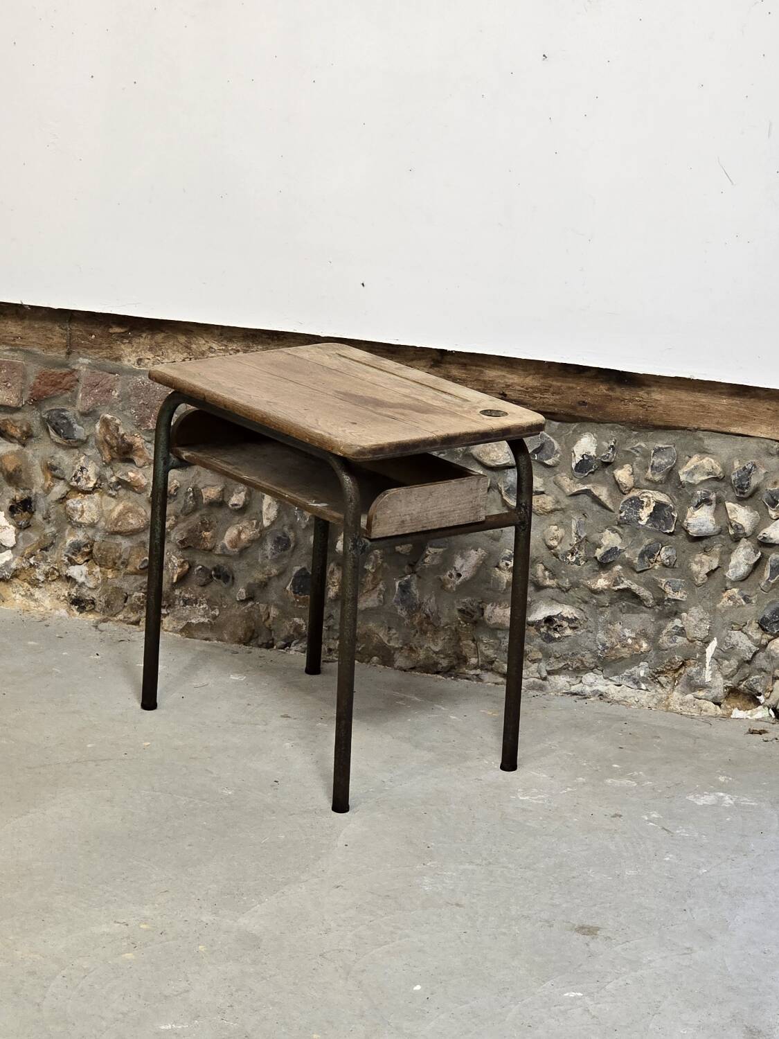 School desk with locker 1960