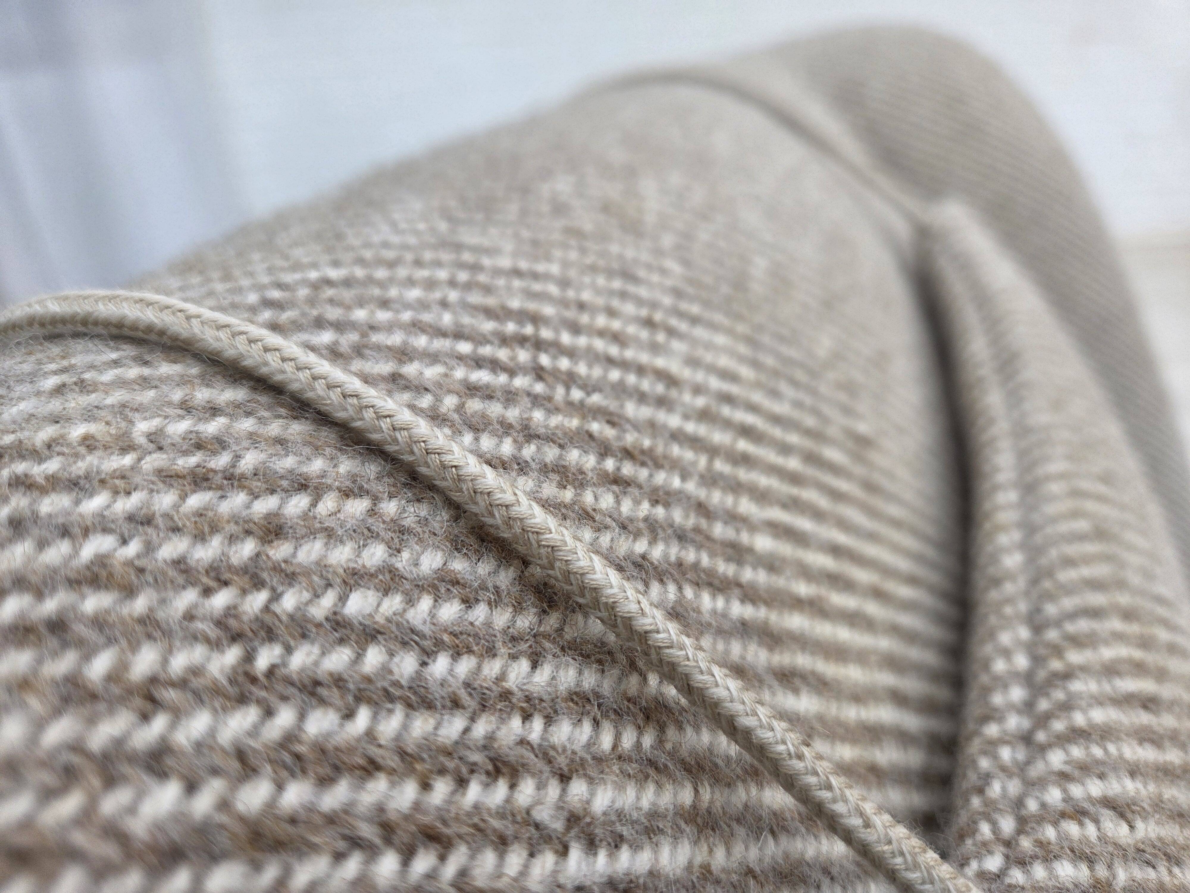 1960s, Danish design by Kurt Østervig, armchair model 61, wool, teak.