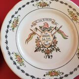 6 assiettes révolutionnaire révolution française 1789 - C.B.M. CBM