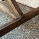 Old workshop desk made of solid wood