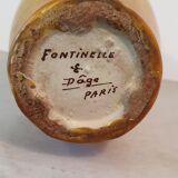 Fontinelle and Dâge Art Deco Vase circa 1930