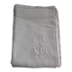 Antique cotton sheet: 310x210cm with openwork embroidery/monogrammed