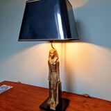 Egyptian table lamp, Hollywood Regency style, 1970
