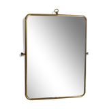 Golden barber mirror