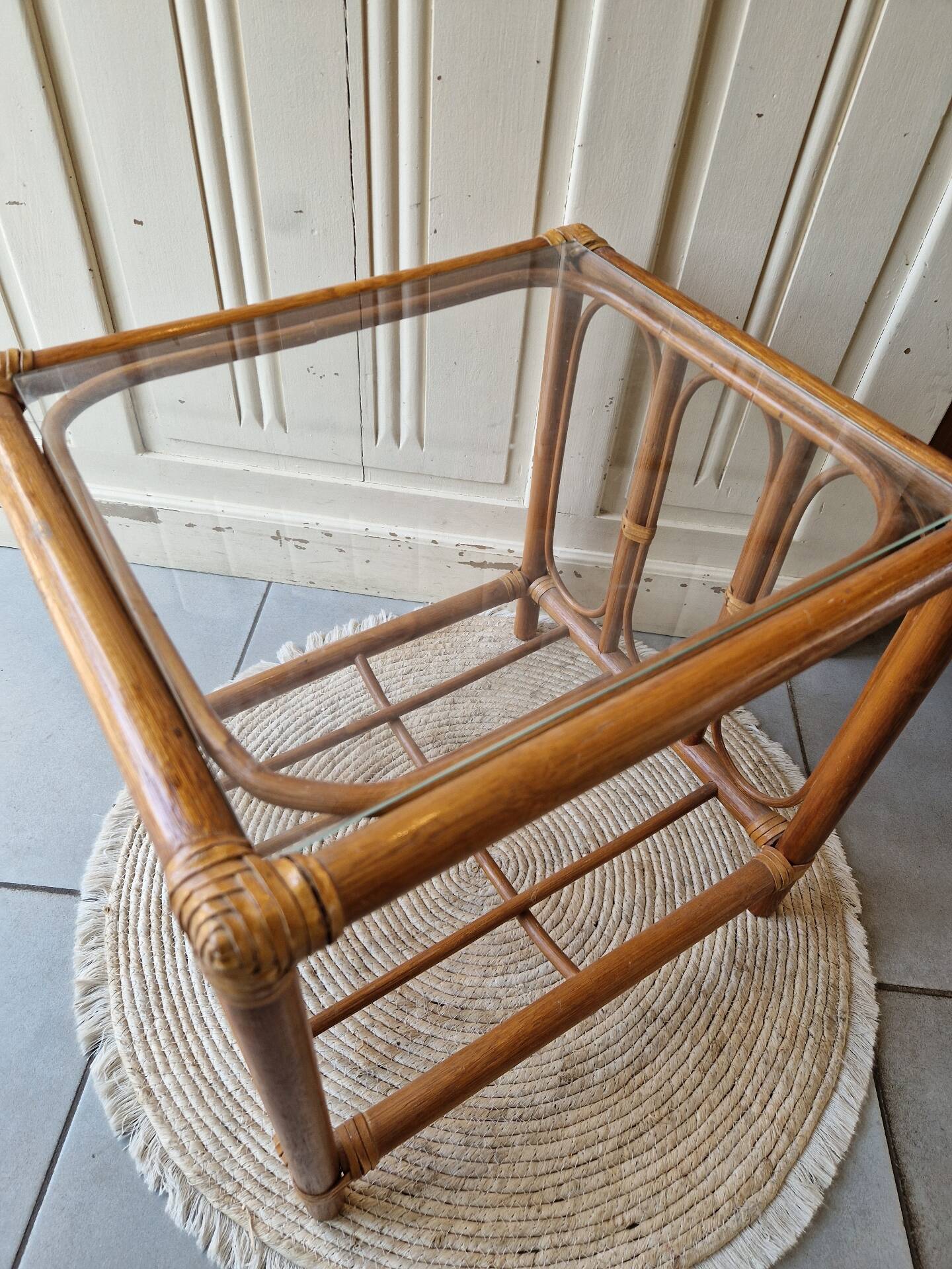 Occasional Coffee Table in Rattan