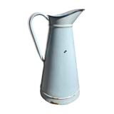 Broc in enamelled blue sheet metal