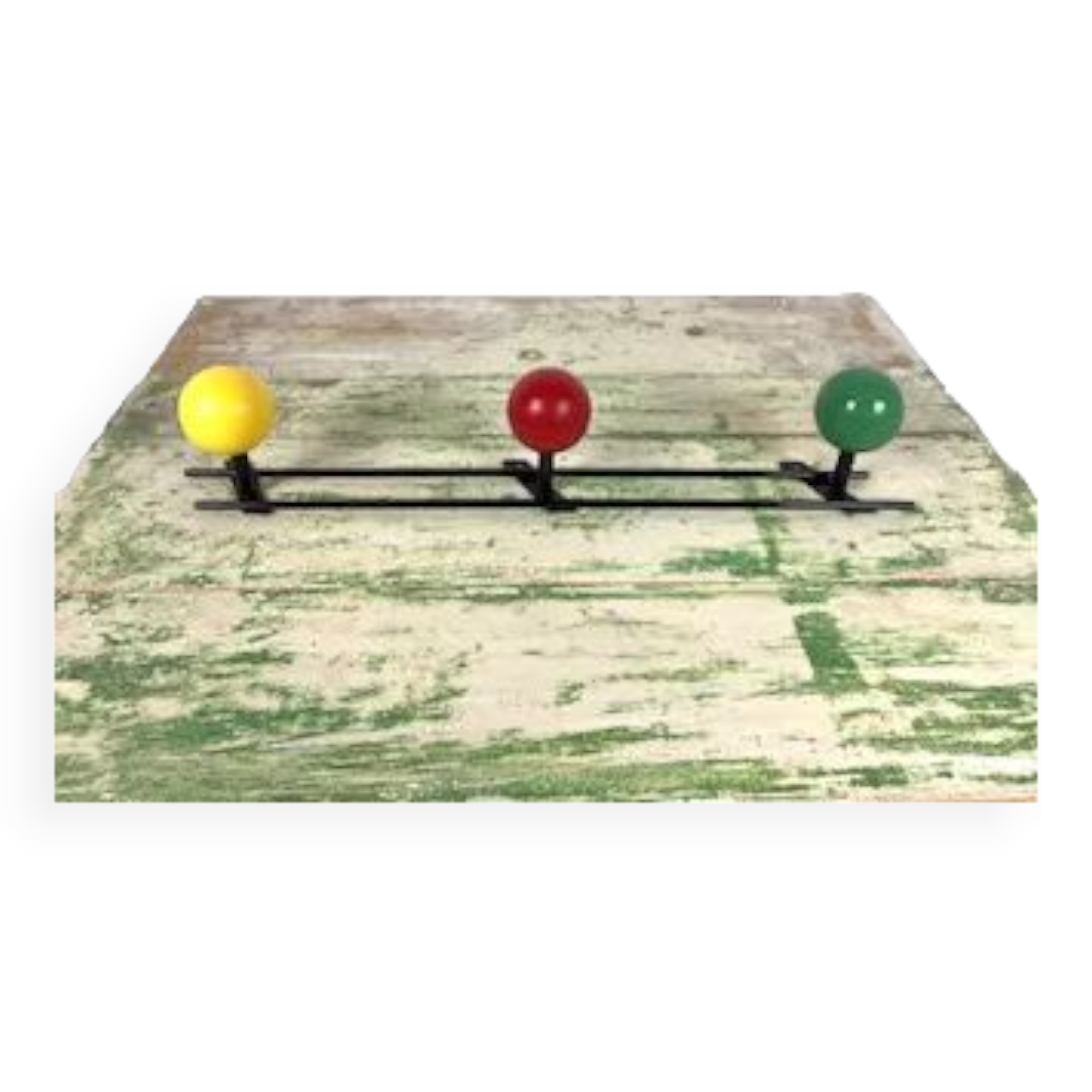 Wall coat rack triple 60s