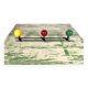 Wall coat rack triple 60s