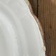 Earthenware dish with botanical decoration "Diplotaxis muralis", Haute Provence