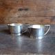 Vintage Art Deco Tea Set – Geometric Teapot and Two Matching Cups