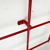 Red rope coat rack, modern German mid-century, 1960s.