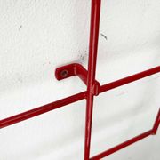 Red rope coat rack, modern German mid-century, 1960s.