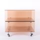 Plexiglas side table or bedside table by Michel Dumas