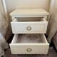Solid wood bedside table