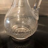 Pair of cut crystal pitchers
