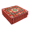 Turkish red floor couch table