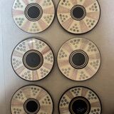 Set of 6 PTT Union Kongress plates