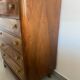 Art Deco walnut chest of drawers with 5 drawers