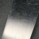 6 table knives in silver metal model coquille
