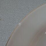 Set of 4 old hollow plates orange flower 1970s Winterling Bavaria porcelain