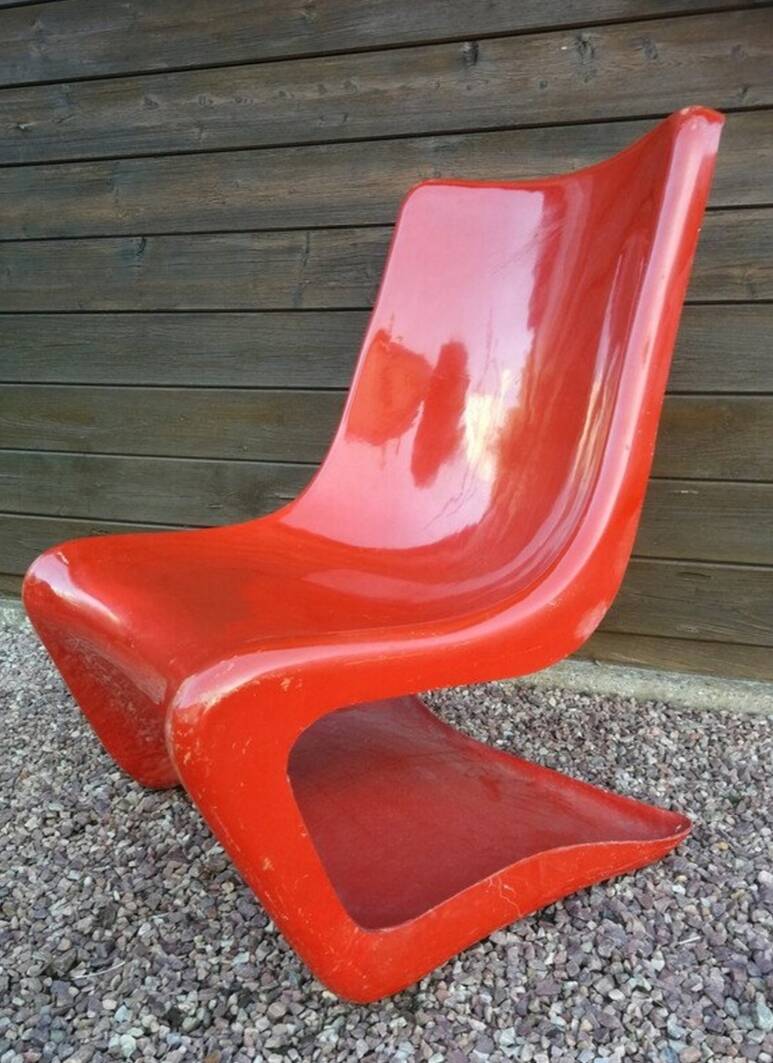 1969 fiberglass Silene, Clairitex design by Borgnat