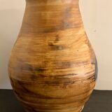 Vase en céramique émaillée tachiste, Poterie de la Colombe, 1970