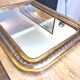 Antique large Louis Philippe mirror, decorated with gilt leaf - "Claude"