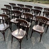 Set of 16 bistro chairs