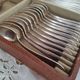 37-piece cutlery set in silver-plated metal in its original box
