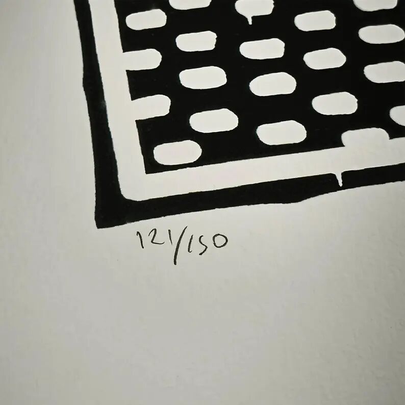 Lithograph by Keith Haring in limited edition, numbered in pencil, 1990s.