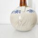 Saint Uze small vase / jug earthenware steel clay