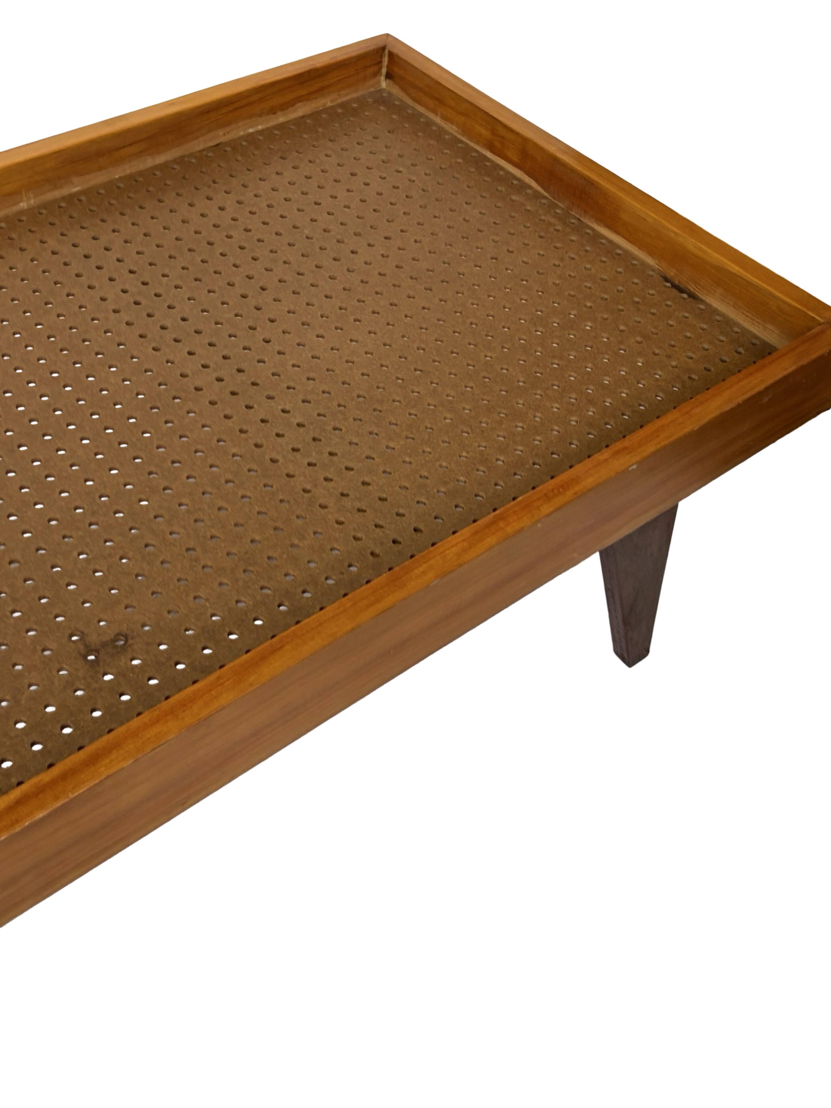 Vintage daybed minimalist design in Teak and Oak 1960s