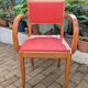 Fauteuil en hêtre courbé, années 40-50