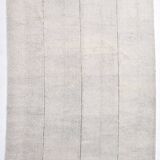 9x12 Soft Pastel White & Blue Vintage Rug, 273x357Cm