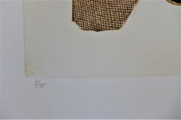 Eau-forte et aquatinte originale signée Marca-RelliConrad composition 13 1977