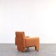 Vintage Italian Lounge Chair in Copper Velvet, 1970s.
