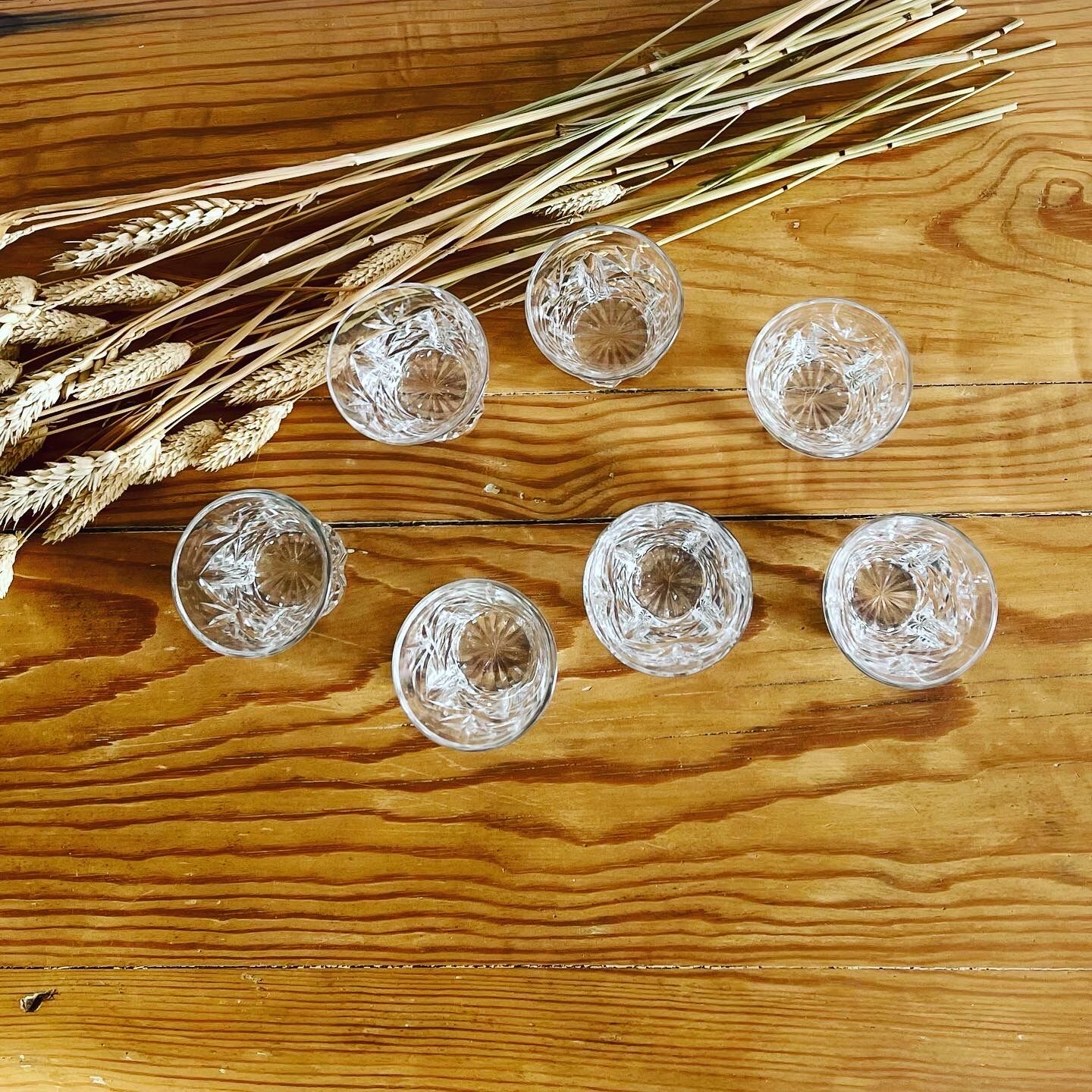Set of 7 shot glasses