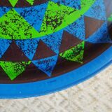 Vintage Maxwell France Round Metal Advertising Tray