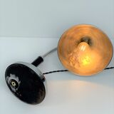 Nickel-plated spherical modernist lamp and Chrome 1930