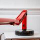 Vintage desk lamp Lucifer red by Tom Ahlström & Hans Ehrich p