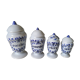 Lot de pots d'aphoticaire Delft