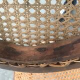 Pair of bistro chairs in canning Thonet