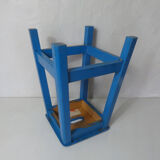 Painted wooden workshop stool