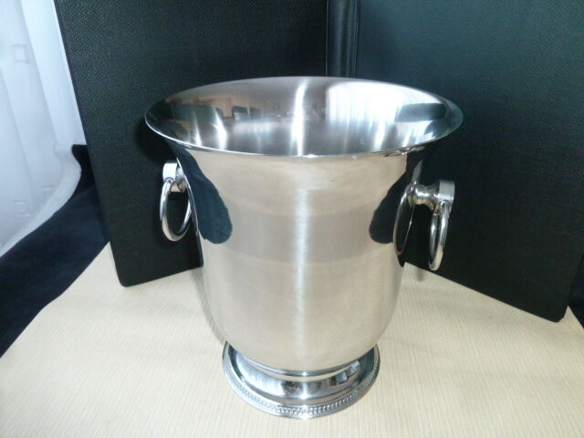 Guy Degrenne stainless steel champagne bucket