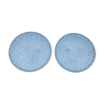 Pair of bubble glass ceiling lights by Staff 1960-70
